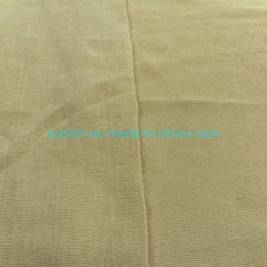 220GSM Yellow PARA Aramid Knitted Flame Retardant Fabric for Workwear Functional Textile